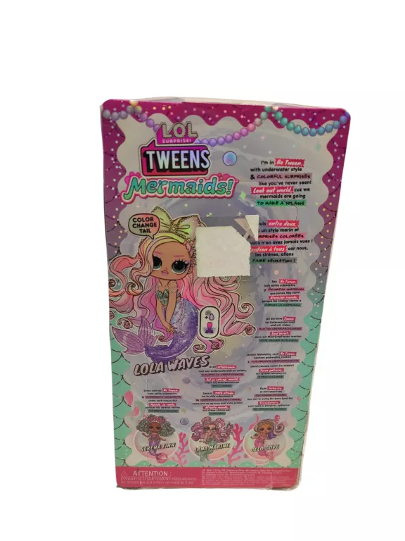 LOL SURPRISE TWEENS MERMAIDS! LALKA LOLA WAVES SYRENKA SYRENA AKCESORIA