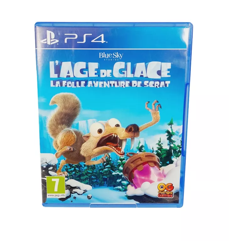GRA PS 4 L'AGE DE GLACE LA FOLLE AVENTURE DE SCRAT