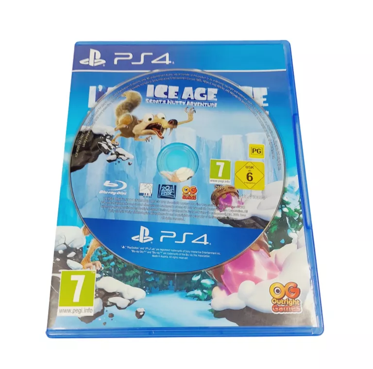 GRA PS 4 L'AGE DE GLACE LA FOLLE AVENTURE DE SCRAT