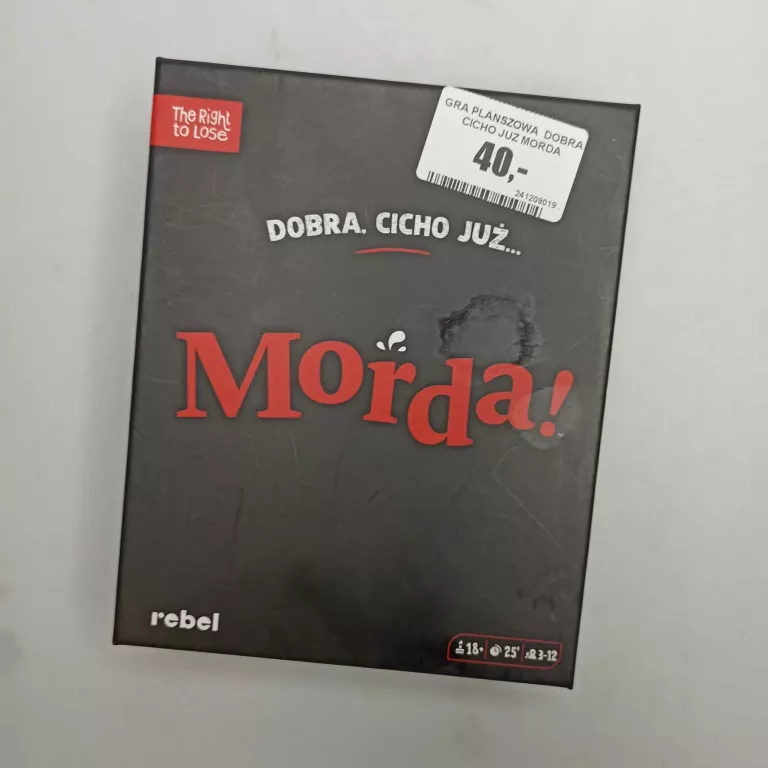 GRA PLANSZOWA DOBRA CICHO JUZ MORDA