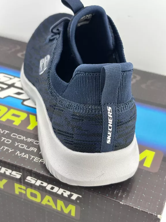 BUTY SPORTOWE SKECHERS MEMORY FOAM 1 399 2030 44R GRANATOWE