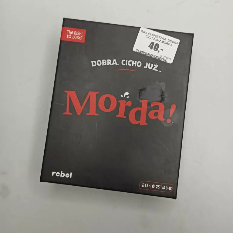 GRA PLANSZOWA DOBRA CICHO JUZ MORDA