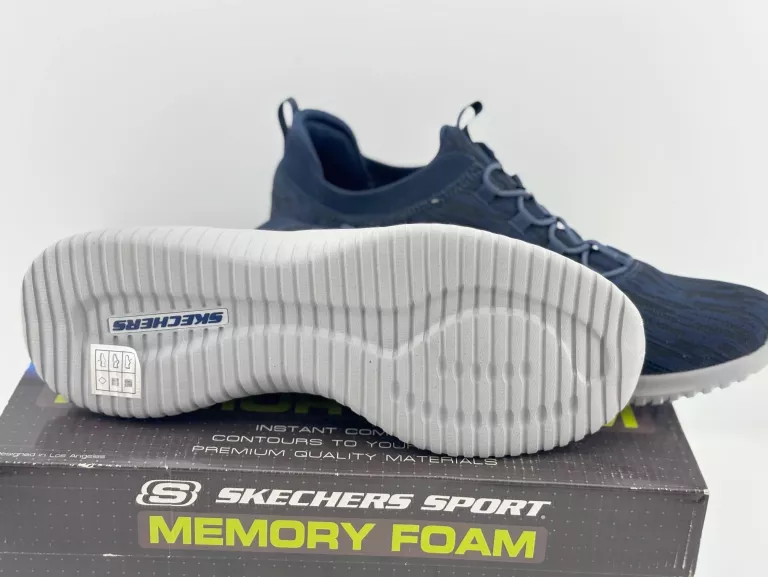 BUTY SPORTOWE SKECHERS MEMORY FOAM 1 399 2030 44R GRANATOWE