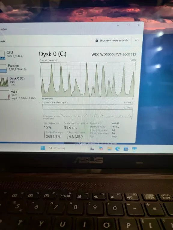 LAPTOP ASUS K55VD INTEL CORE I5 8 /512 GB