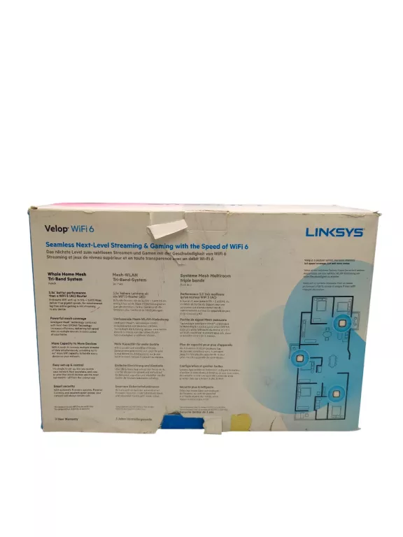 ROUTER MESH LINKSYS VELOP MX8400 WIFI 6 2-PACK