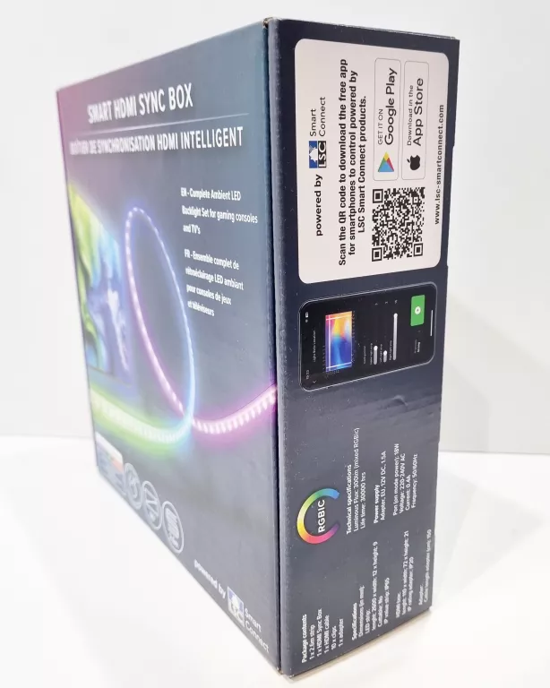 OŚWIETLENIE LED SMART HDMI SYNC BOX LSC SMART CONNECT 2.6M