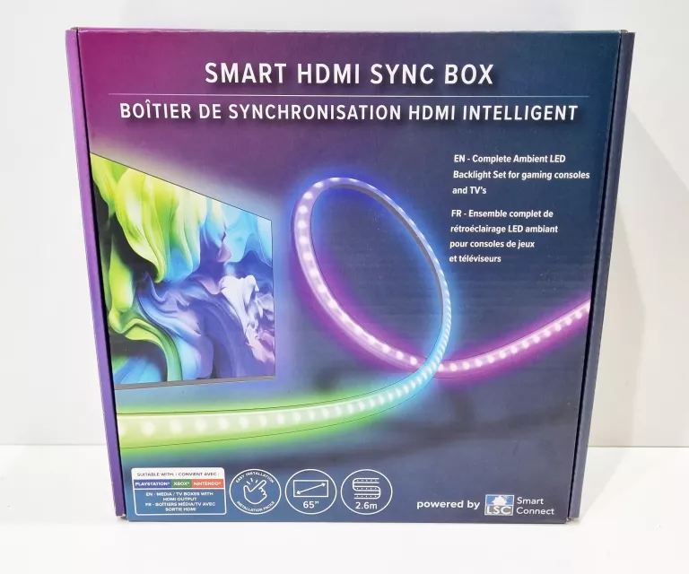 OŚWIETLENIE LED SMART HDMI SYNC BOX LSC SMART CONNECT 2.6M
