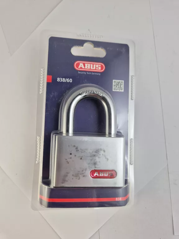 ABUS KŁÓDKA DYSKOWA STALOWA 838/60 - 4 KLUCZE