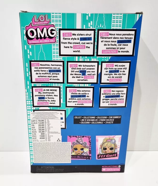 LOL SURPRISE OMG FASHION DOLL LALKA MODOWA CITY BABE MODELKA