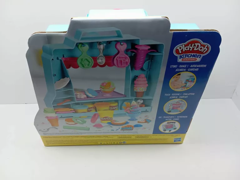 CIASTOLINA ZESTAW CIĘŻARÓWKA Z LODAMI HASBRO PLAY DOH LODZIARNIA F1390 3+