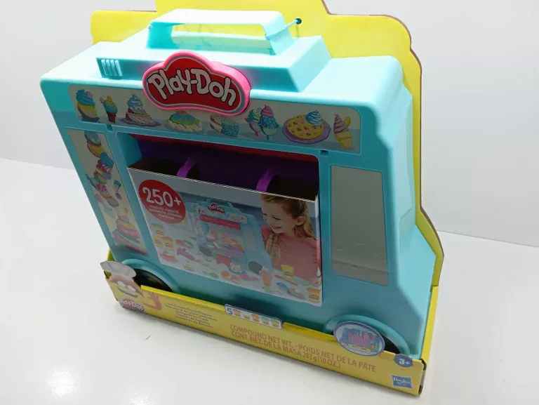 CIASTOLINA ZESTAW CIĘŻARÓWKA Z LODAMI HASBRO PLAY DOH LODZIARNIA F1390 3+