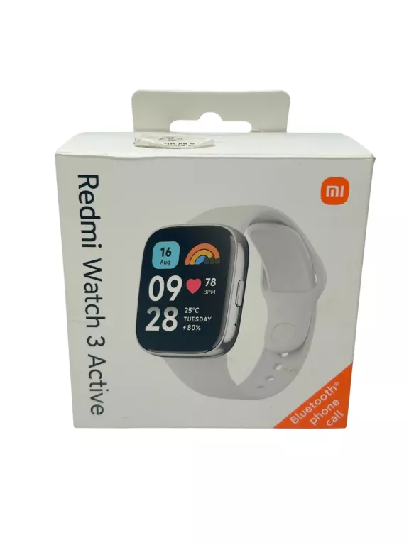SMARTWATCH UNISEX DUŻY XAOMI ACTIVE 3 CZARNY FIT ZDROWIE
