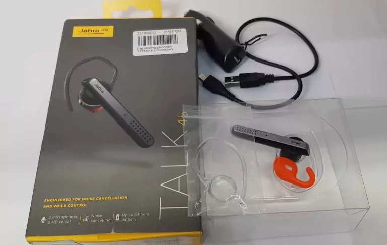 BEZPRZEWODOWY ZESTAW SŁUCHAWKOWY BLUETOOTH 4.0 JABRA TALK 45/PUDEŁKO