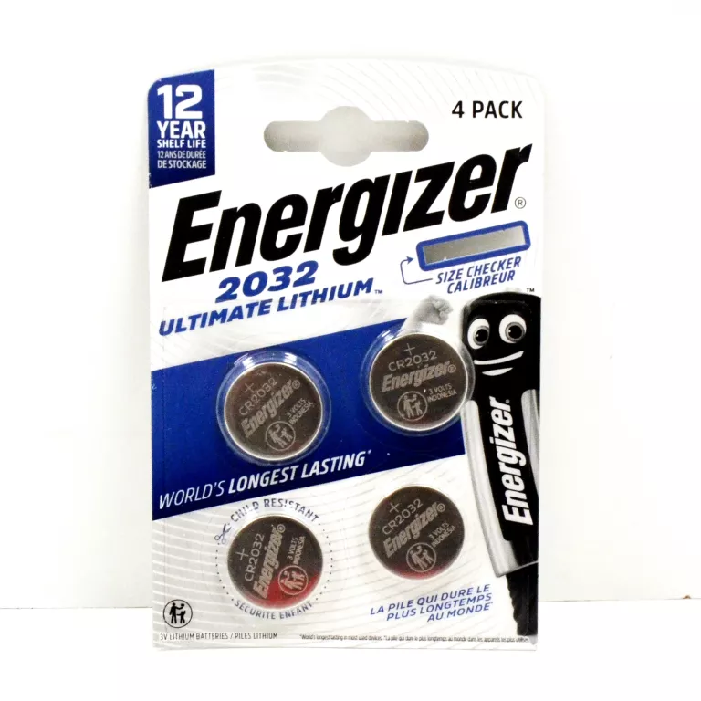 BATERIE ENERGIZER CR2032 ULTIMATE LITHIUM 3V - 4 SZT