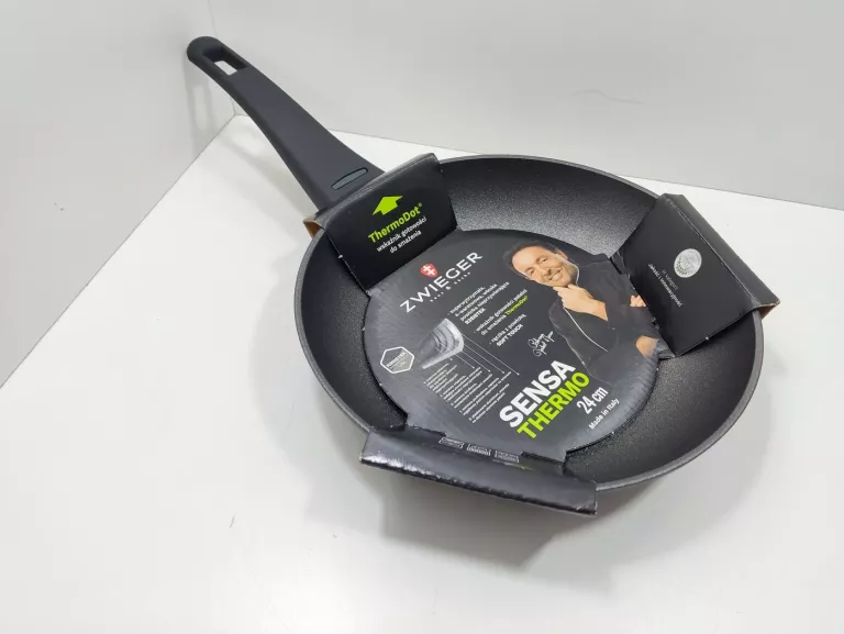 PATELNIA TRADYCYJNA ZWIEGER SENSA THERMO 24 CM NON-STICK (NIEPRZYWIERAJĄCA