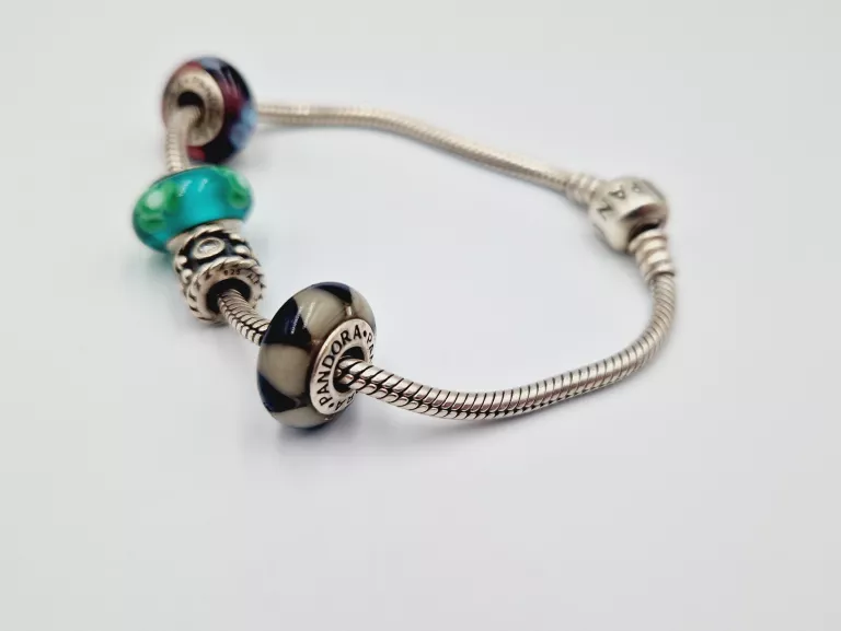 SREBRNA BRANSOLETKA PANDORA 27,30 G 925