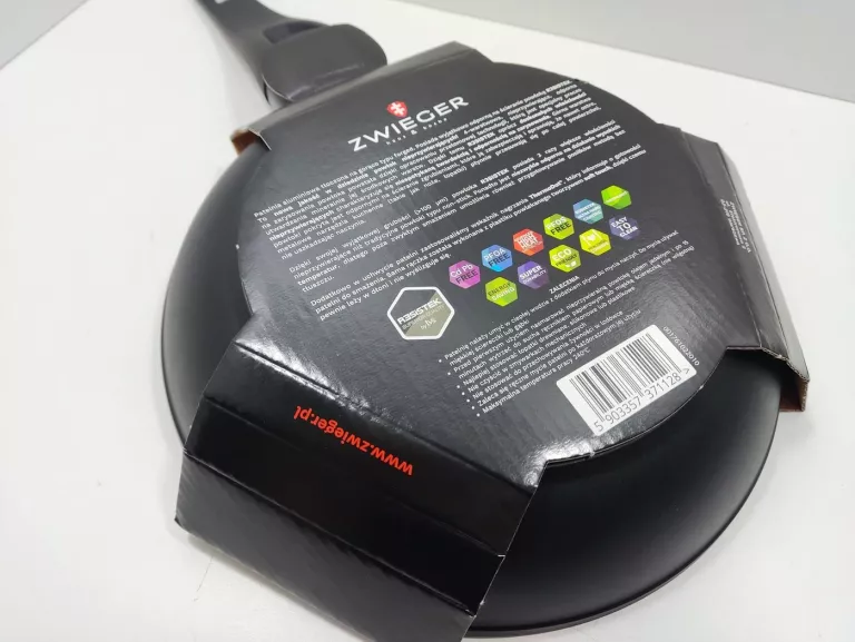 PATELNIA TRADYCYJNA ZWIEGER SENSA THERMO 24 CM NON-STICK (NIEPRZYWIERAJĄCA