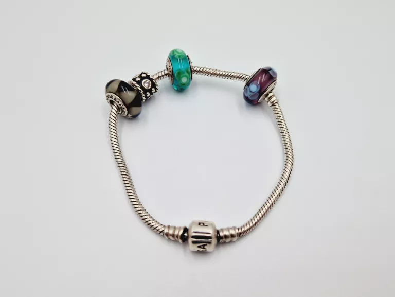 SREBRNA BRANSOLETKA PANDORA 27,30 G 925