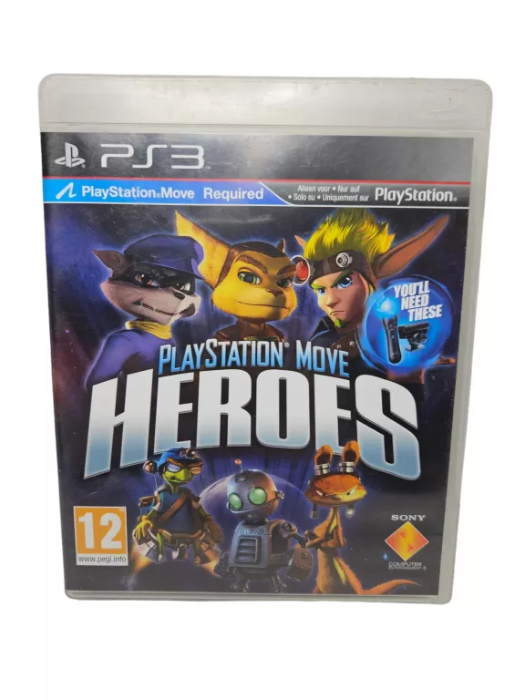 PS3 PLAYSTATION MOVE HEROES