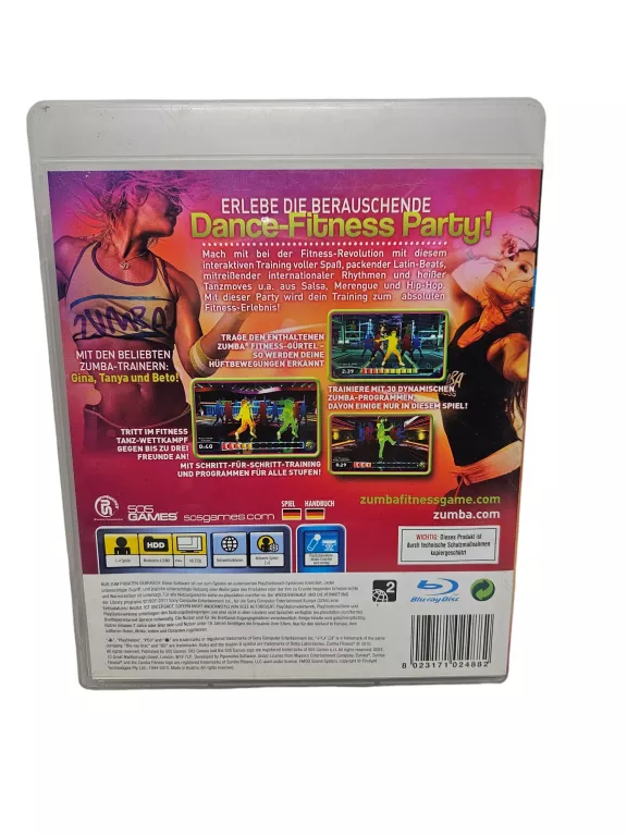 ZUMBA FITNESS JOIN THE PARTY PS3