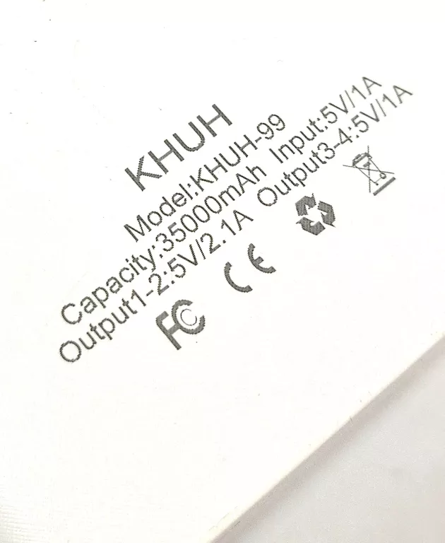 KHUH POWERBANK 35000 MAH