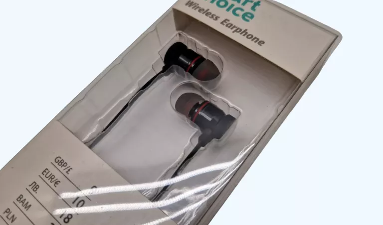 SŁUCHAWKI BLUETOOTH CZARNE SMART CHOICE
