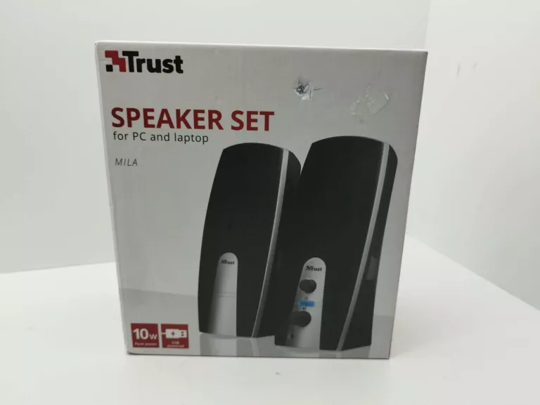 GŁOŚNIKI KOMPUTEROWE 2.0 TRUST MILA 2.0 SPEAKER SET 10W