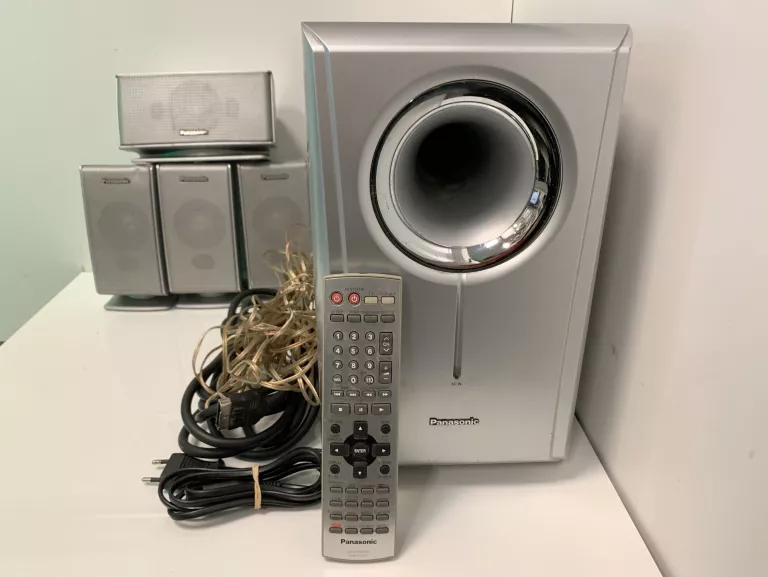SUBWOOFER SB-WA520 PANASONIC + GŁOŚNIKI 3X + GŁOŚNIK 1X CENTRALNY