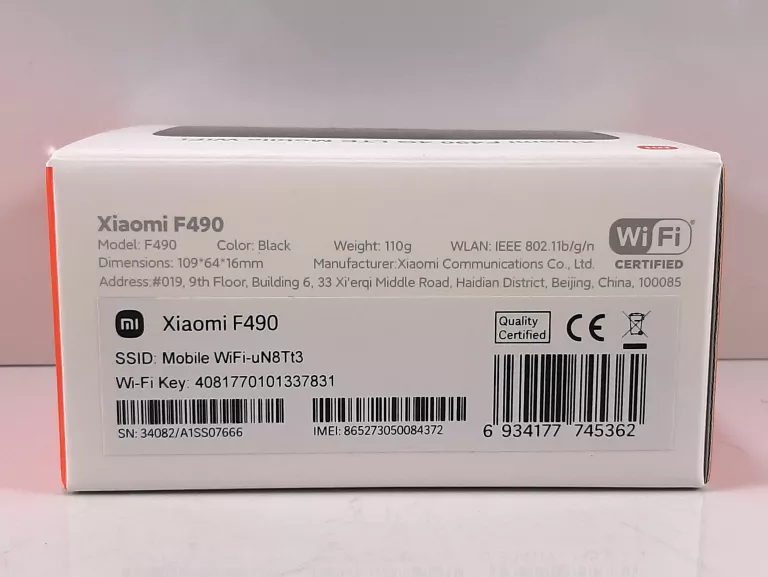 ROUTER MOBILNY XIAOMI F490 4G LTE
