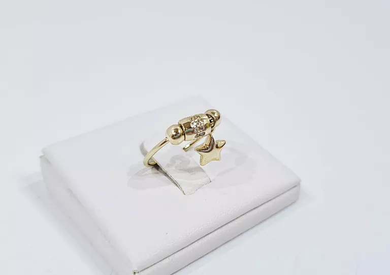 zloty-pierscionek-z-ruchomym-elementem-585-182-gwiazdka-stan-powystawowy