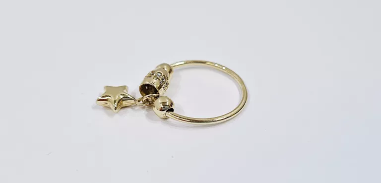 zloty-pierscionek-z-ruchomym-elementem-585-182-gwiazdka-kamien-bez-kamienia