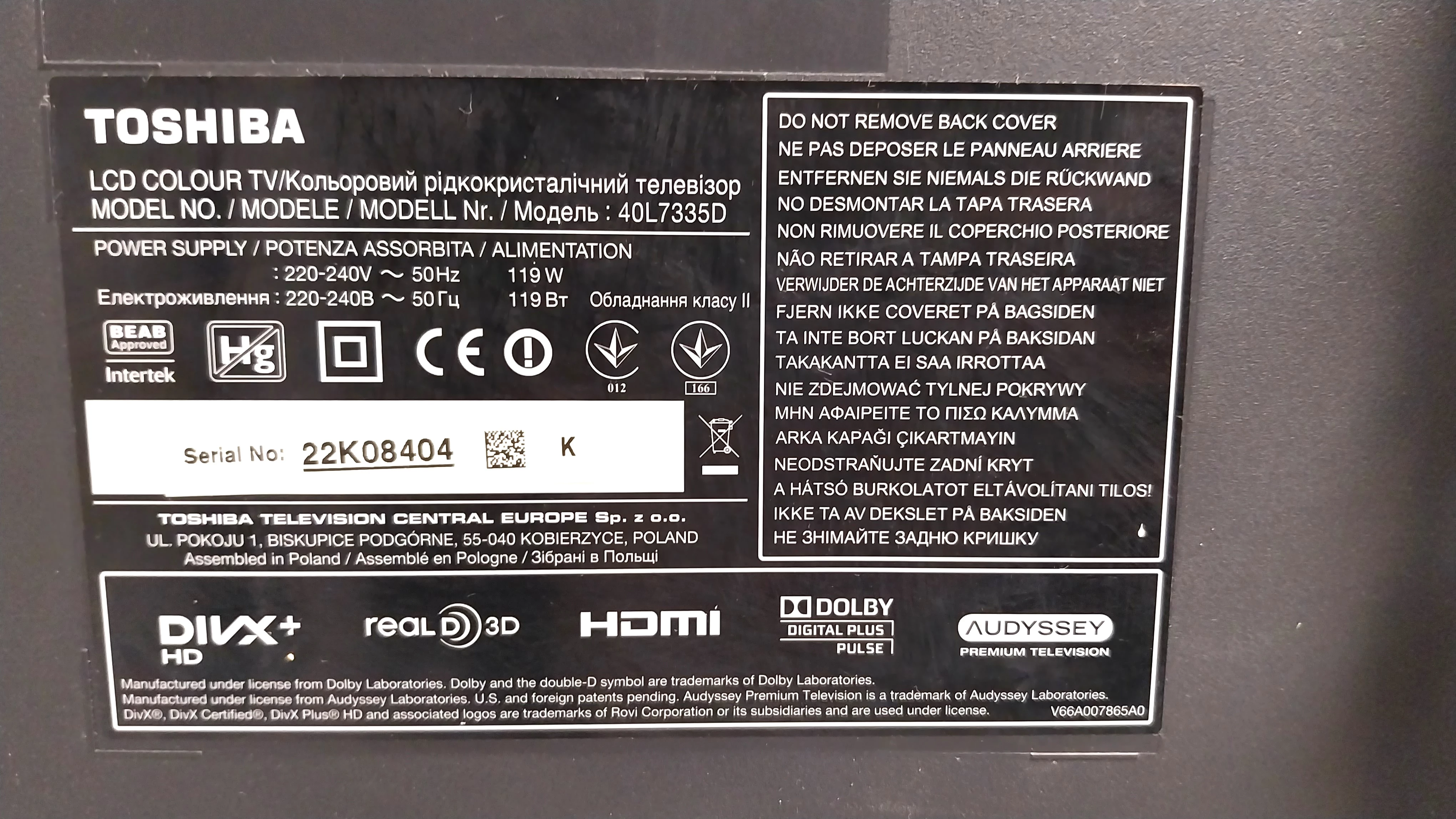 telewizor-toshiba-40l7335dpilotuchwyt-scienny-kod-producenta-40tl939