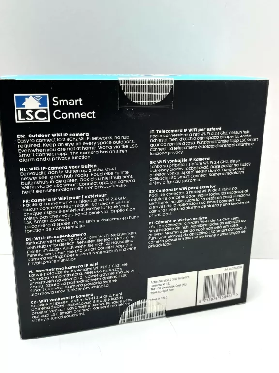 KAMERA ZEWNĘTRZNA IP SMART CONNECT LSC HD WIFI