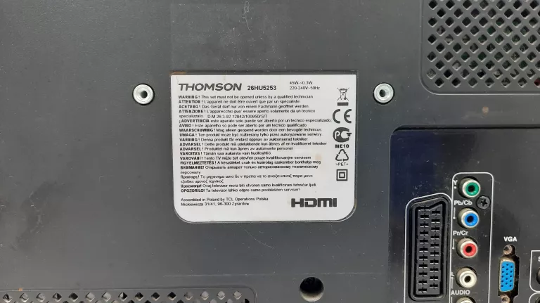 TELEWIZOR THOMSON 26HU5253 / 26" / *OKAZJA*