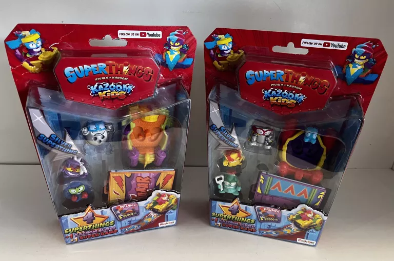 SUPERTHINGS KAZOOM KIDS BLISTER 4 KAZOOM STH81901 - DWA RODZAJE