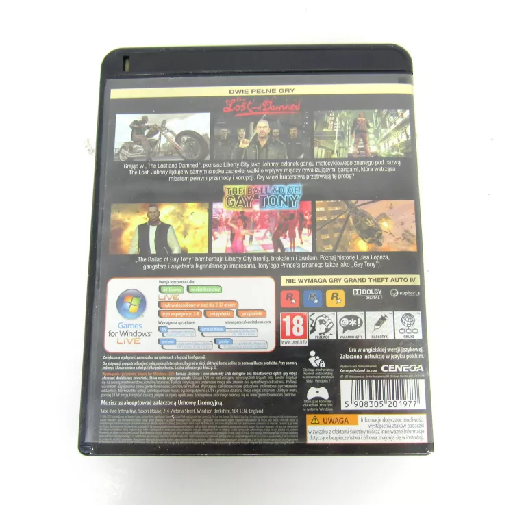 GRAND THEFT AUTO: EPISODES FROM LIBERTY CITY PC
