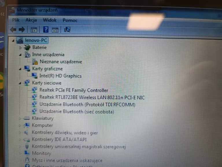 LAPTOP LENOVO IDEAPAD 100-15IBY/ ZASILACZ