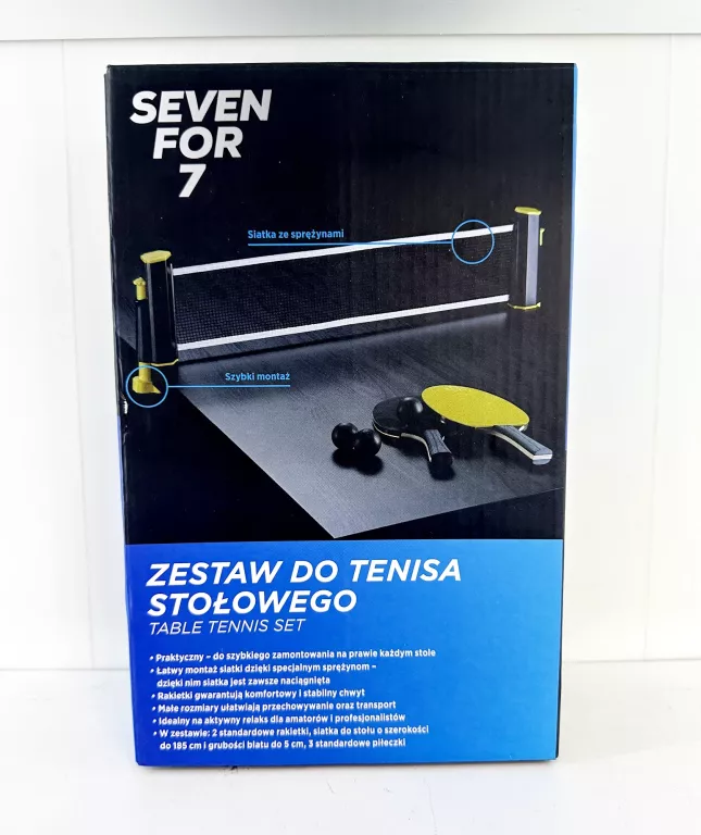 ZESTAW DO TENISA STOŁOWEGO SEVEN FOR 7 KOMPLET