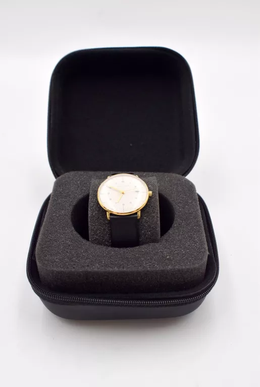 ZEGAREK JUNGHANS MAX BILL LADIES SAND GOLD PVD SAPPHIRE47/7854.02