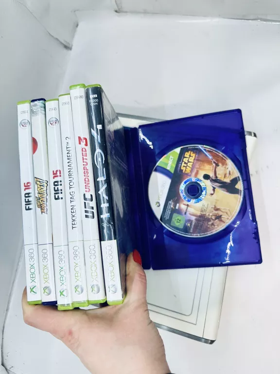 KONSOLA XBOX 360 S 320GB WERSJA STAR WARS +2X PAD+KINECT+HDMI+ZASILACZ+ GR