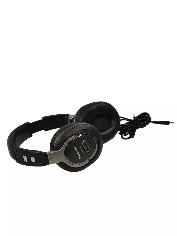 SŁUCHAWKI PRZEWODOWE PANASONIC RP-HTF600 CZARNE