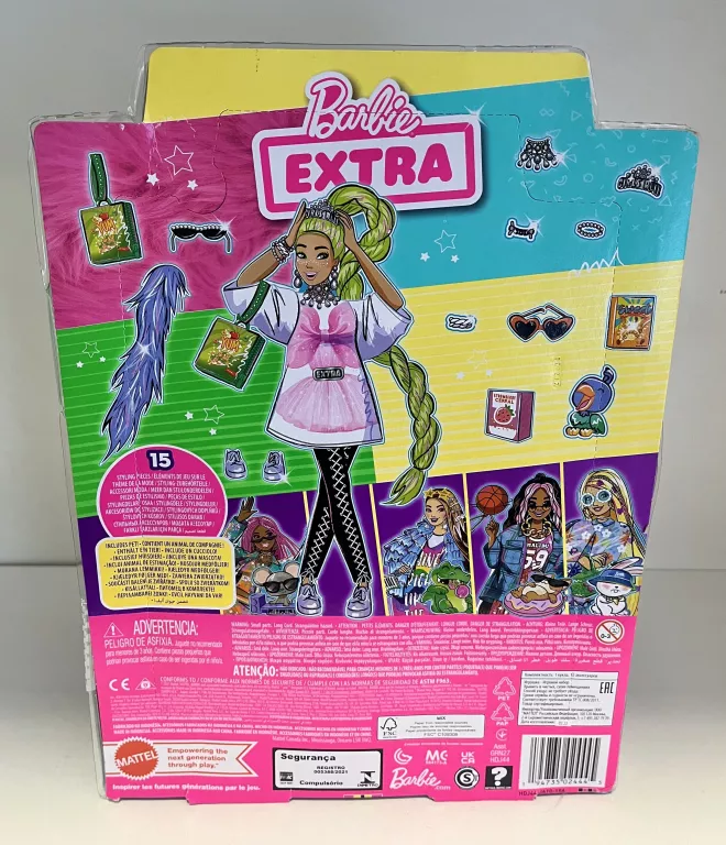 JAK NOWA LALKA BARBIE EXTRA HDJ44 // NEONOWE ZIELONE WŁOSY
