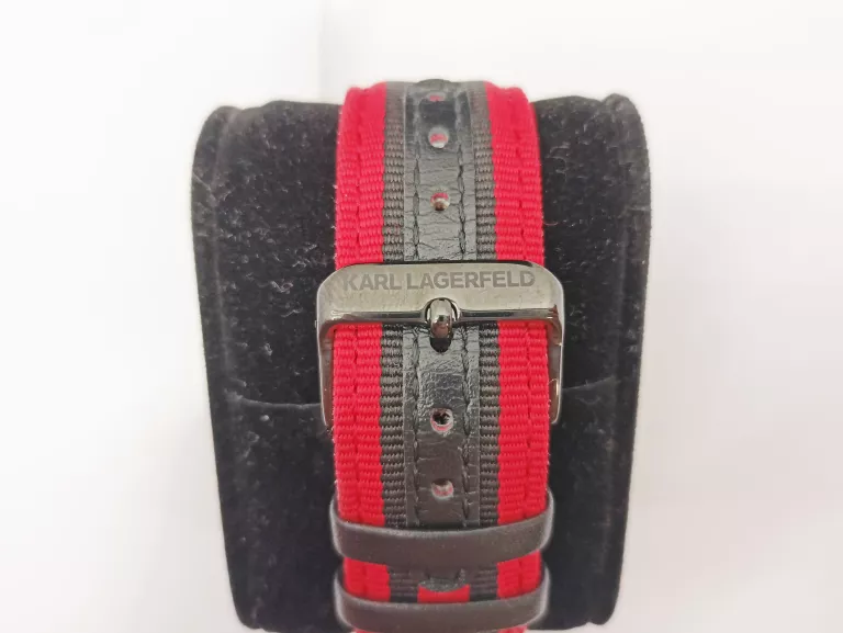ZEGAREK KARL LOGO STRIPED NATO STRAP