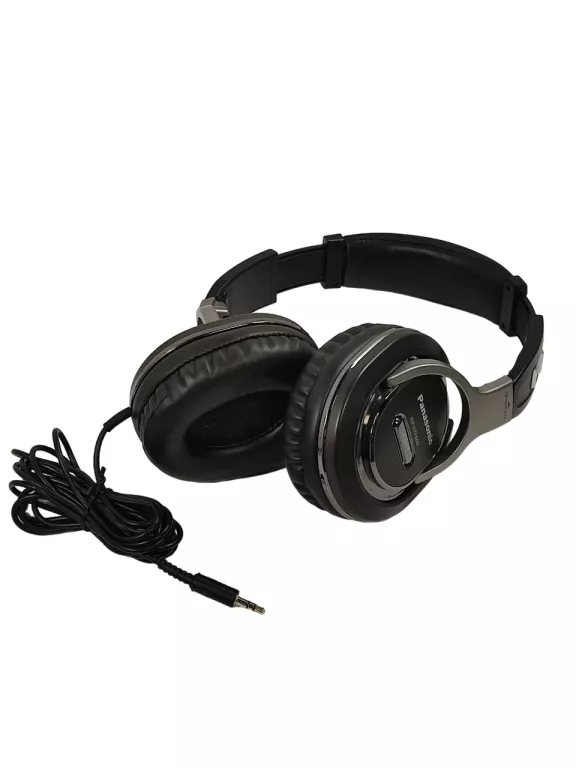 SŁUCHAWKI PRZEWODOWE PANASONIC RP-HTF600 CZARNE
