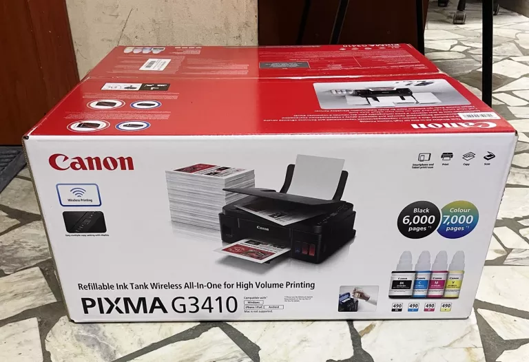 DRUKARKA  URZĄDZENIE WIELOFUNKCYJNE CANON PIXMA G3410