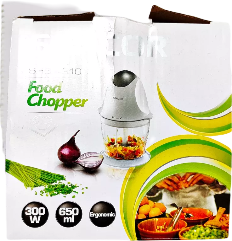 ROZDRABNIACZ ŻYWNOŚCI JEDZENIA SENCOR 300W 650ML SZATKOWNICA DO WARZYW