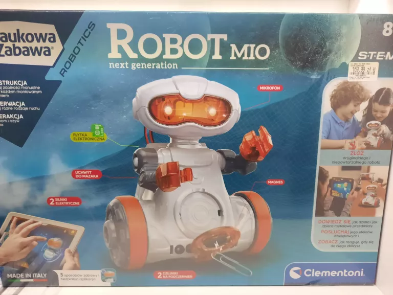 NAUKOWA ZABAWA ROBOT MIO CLEMENTONI 50632
