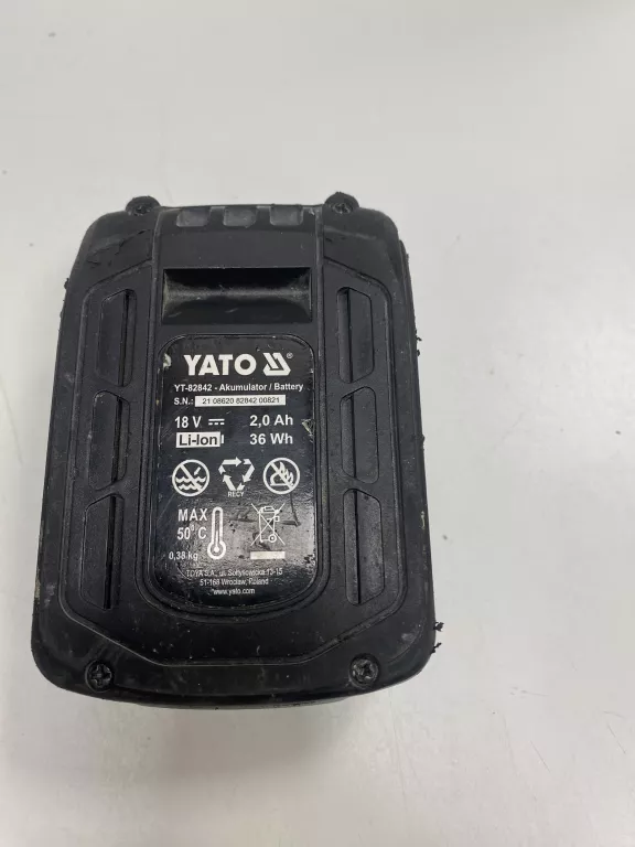ZAKRĄTERKA YATO YT-82802 1/2'' BATERIA 2 AH ŁADOWARKA