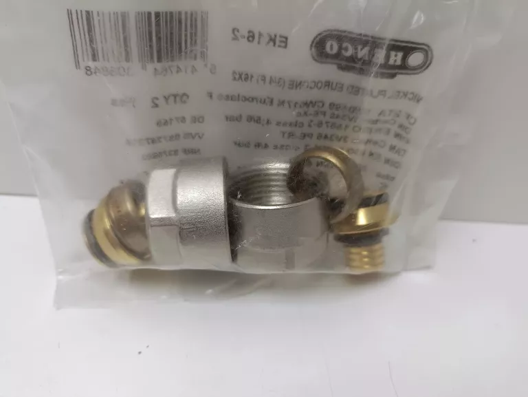 ZŁĄCZKI HENCO EK16-2 NICKEL PLATED EUROCONE 3/4 16X2 2 SZT.