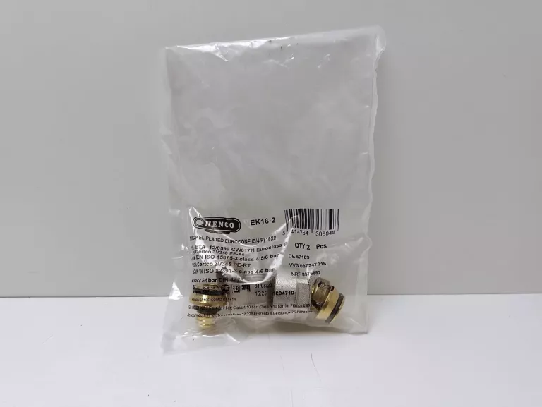 ZŁĄCZKI HENCO EK16-2 NICKEL PLATED EUROCONE 3/4 16X2 2 SZT.